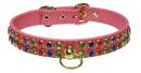 Multicolor Rhinestone Leather Collar *CC-14003*