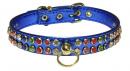 Multicolor Rhinestone Leather Collar *CC-14011*