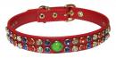 Multicolor Rhinestone Leather Collar *CC-14102*