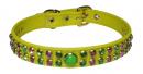 Multicolor Rhinestone Leather Collar *CC-14104*