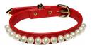 Pearl Leather Collar *P-11002-XS*