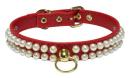 Pearl Leather Collar *P-14002*