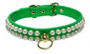 Pearl Leather Collar *P-14005*