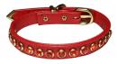Colored Rhinestone Leather Collar *CA-11002-XS*