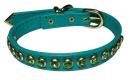 Colored Rhinestone Leather Collar *CA-11006-XS*