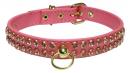 Colored Rhinestone Leather Collar *CA-14003*