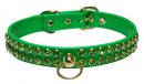 Colored Rhinestone Leather Collar *CA-14005*