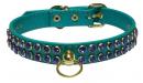 Colored Rhinestone Leather Collar *CA-14006*